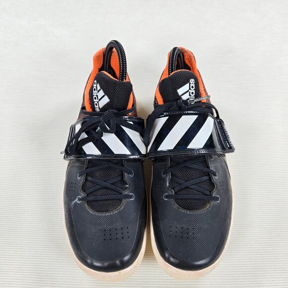 Adidas Adizero Throwing Discus Shot Put Orange Black Track Shoes Men\'s Size 8.5 main image 4
